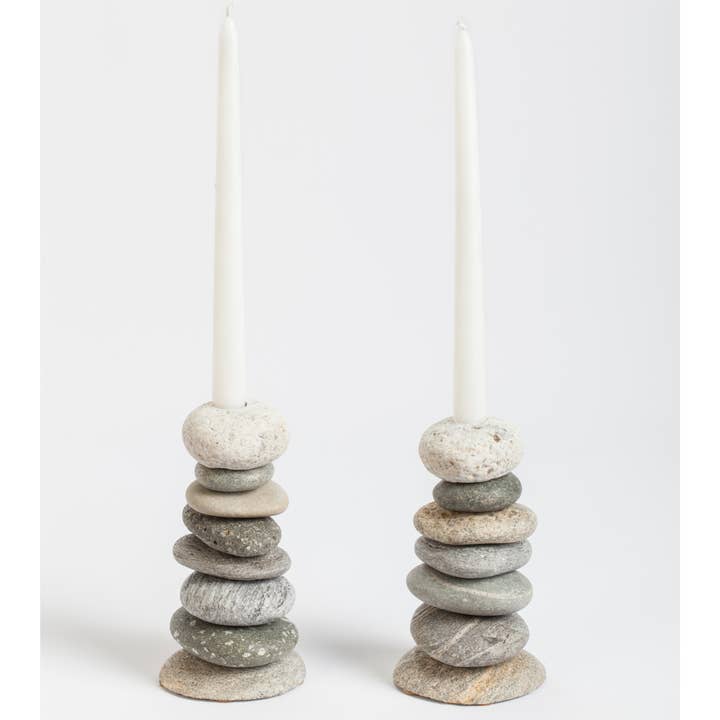 Funky Rock Designs – wholesale Candle holder – Cairn Candlesticks6