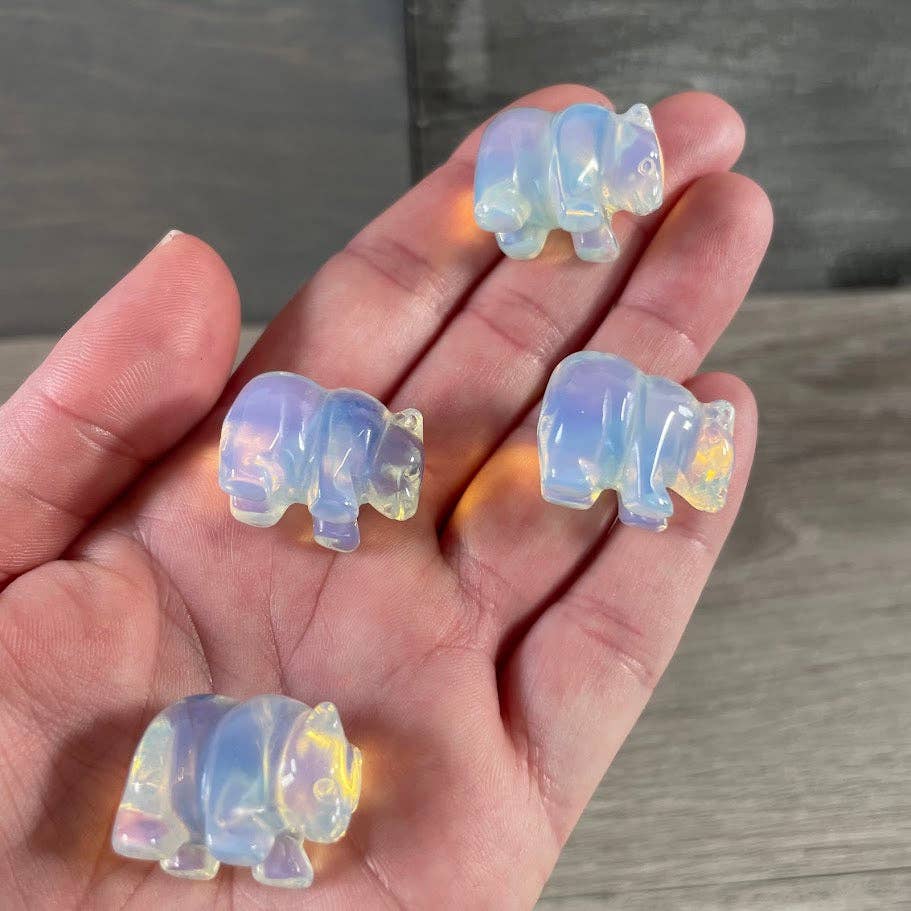 Keystone Crystals - Wholesale Decorative Figurine - Bear Figurine Small Carved Gemstone – Crystal Animal Totem9