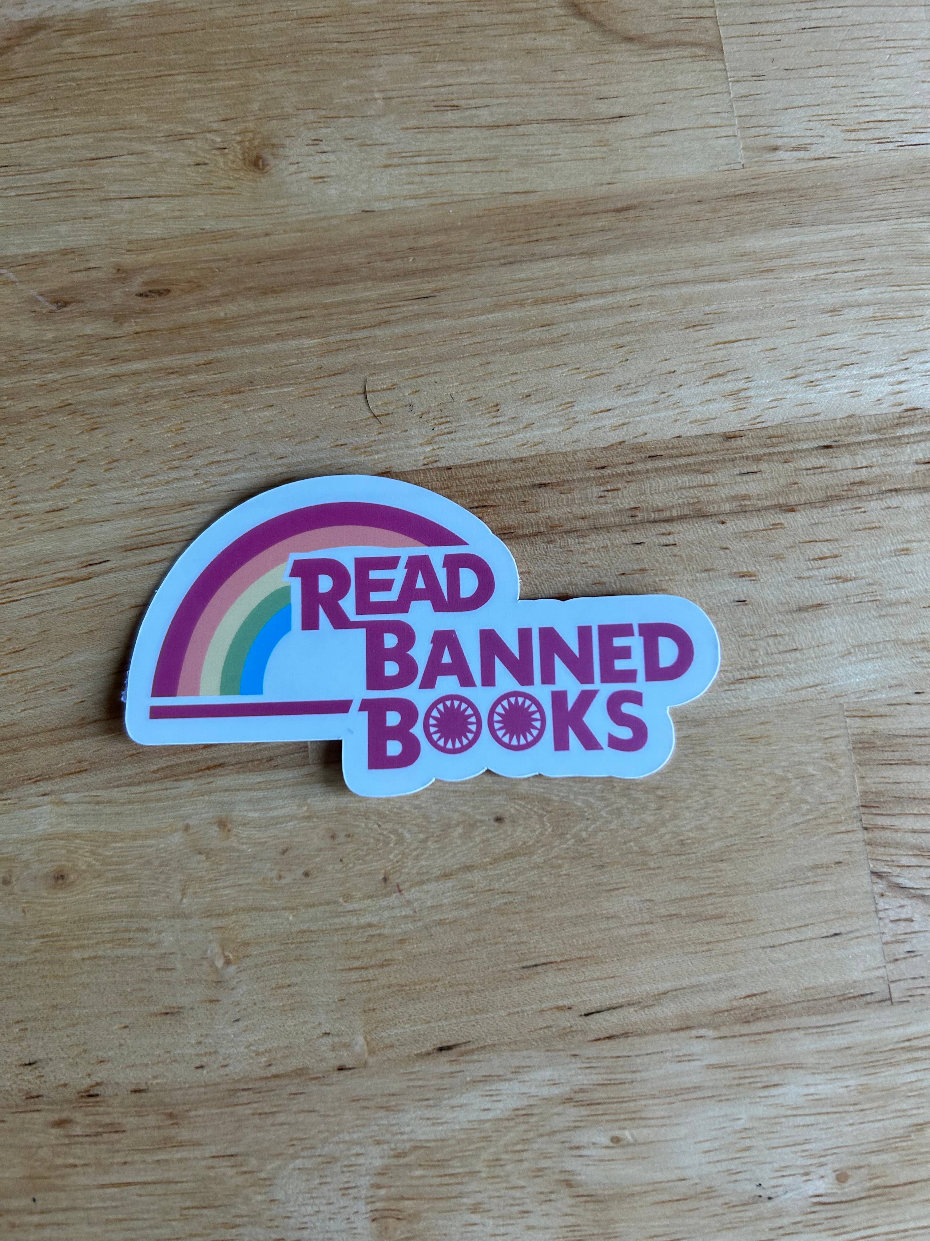 Lemonsgrace Designs – Adesivo por atacado – Ler Livros Banidos