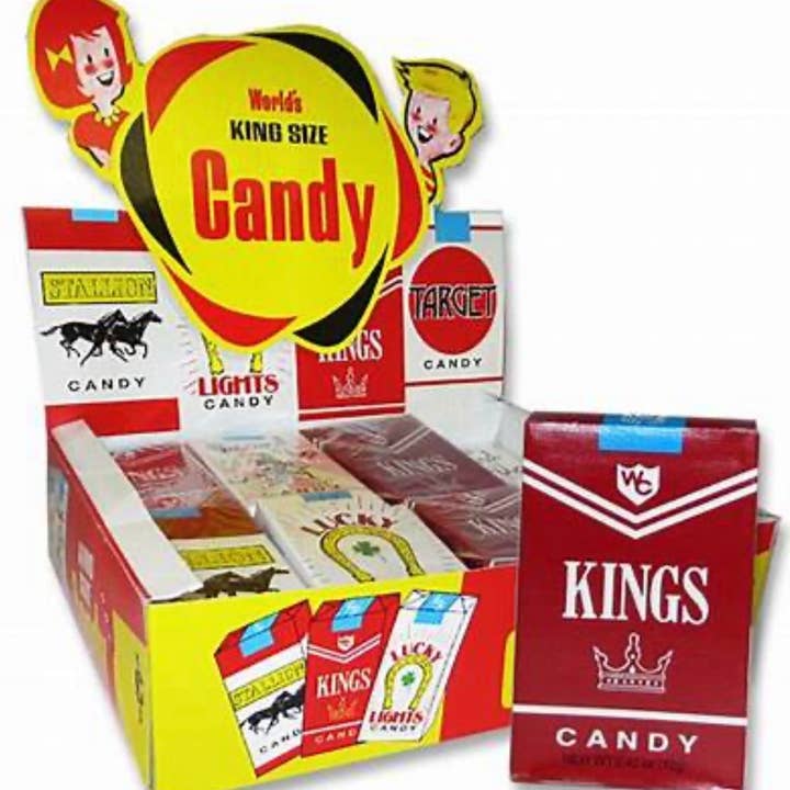 O'Shea's Candies Sweet Shop - Wholesale Hard Candy - Nostalgic Old Fashioned Candy Cigarette š¬ 24CT Dsp Box 19318