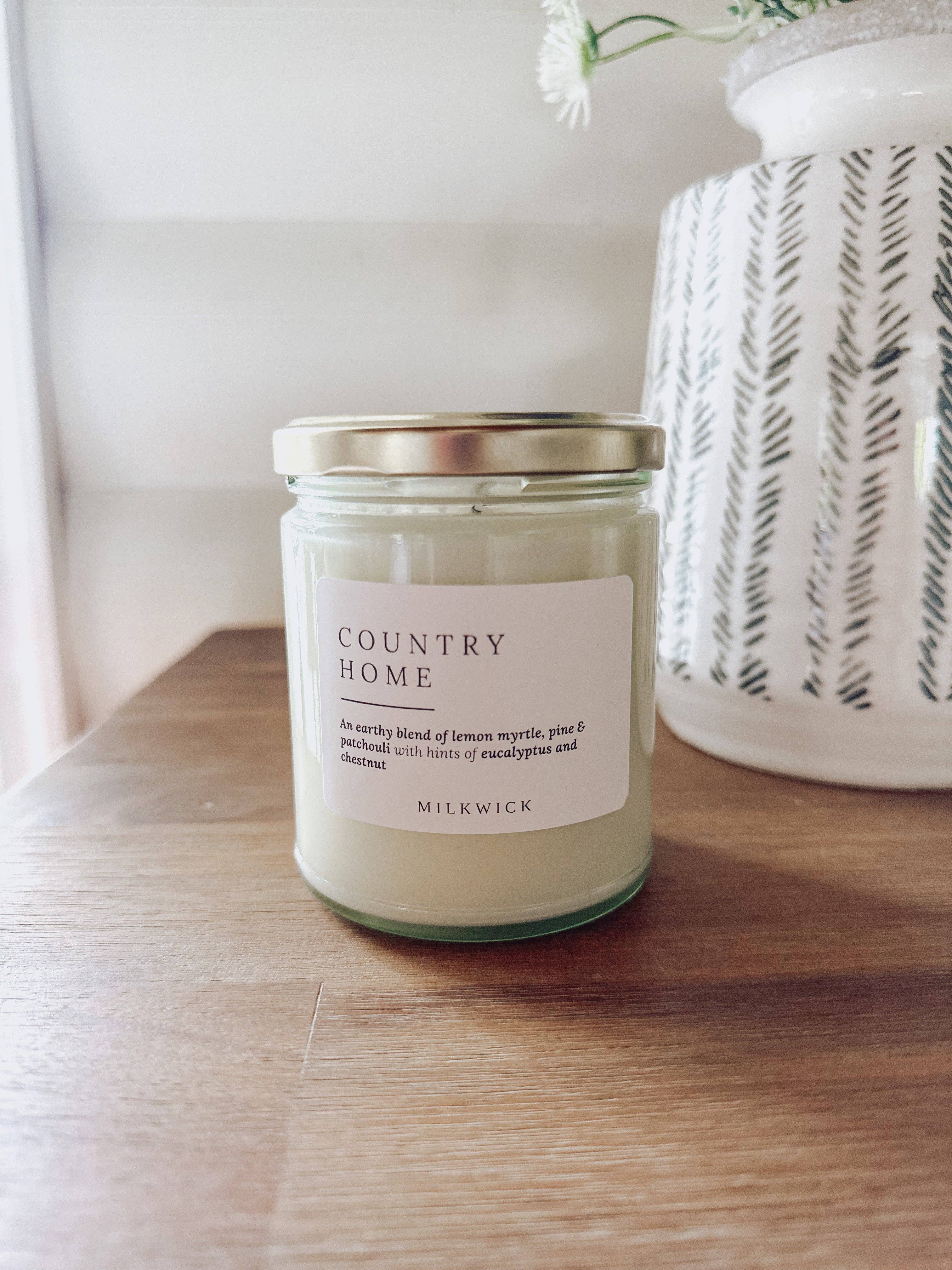 M I L K W I C K - Wholesale Jar/filled candle - Country Home2