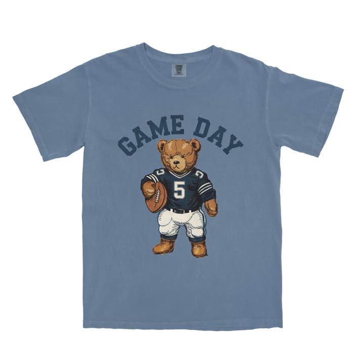 Lucy + Company - Wholesale Screen Printed T-Shirt - Women's - Game Day Football Graphic Tee1