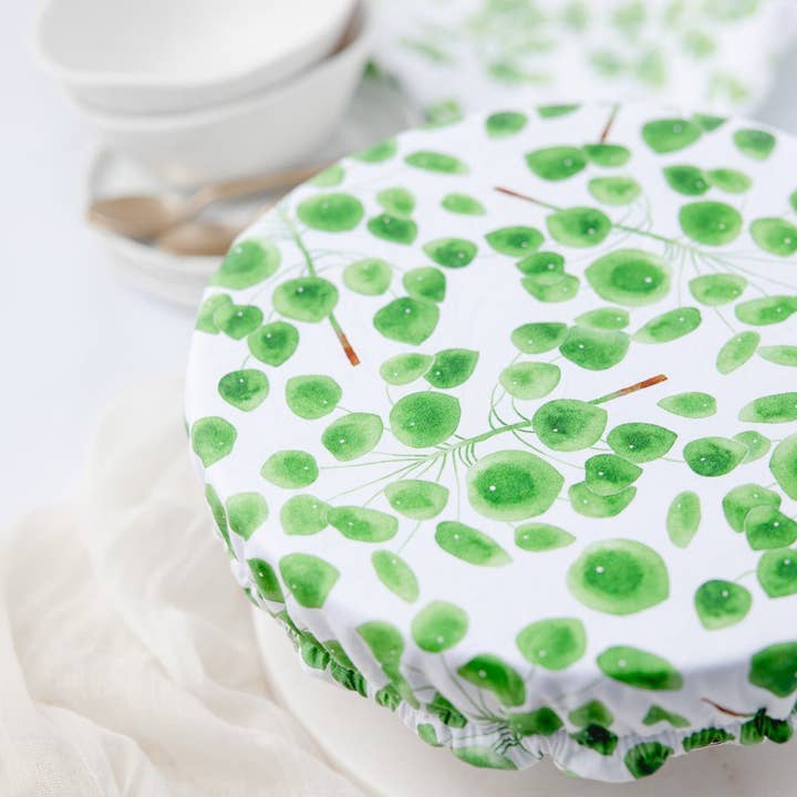 Reusable Dish Cover - Pilea for wholesale by Wild Clementine Co.