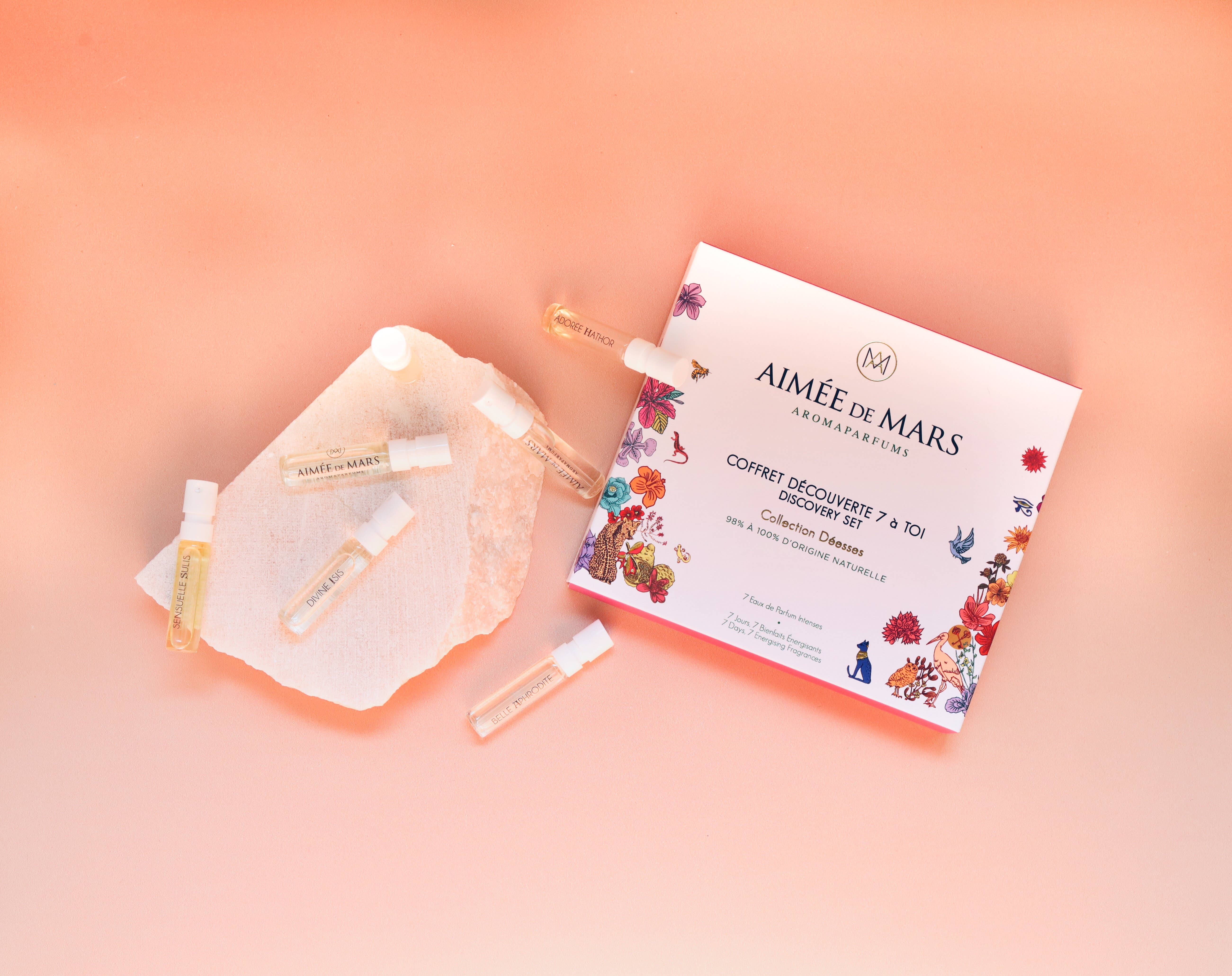 AIMEE DE MARS - Wholesale Perfume Gift Set - 7 à toi Coffret Découverte Parfum Naturel Déesse1
