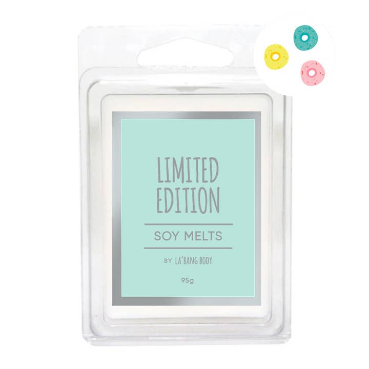 Soy Melts - Fruit loops - Limited edition for wholesale by La'Bang Body