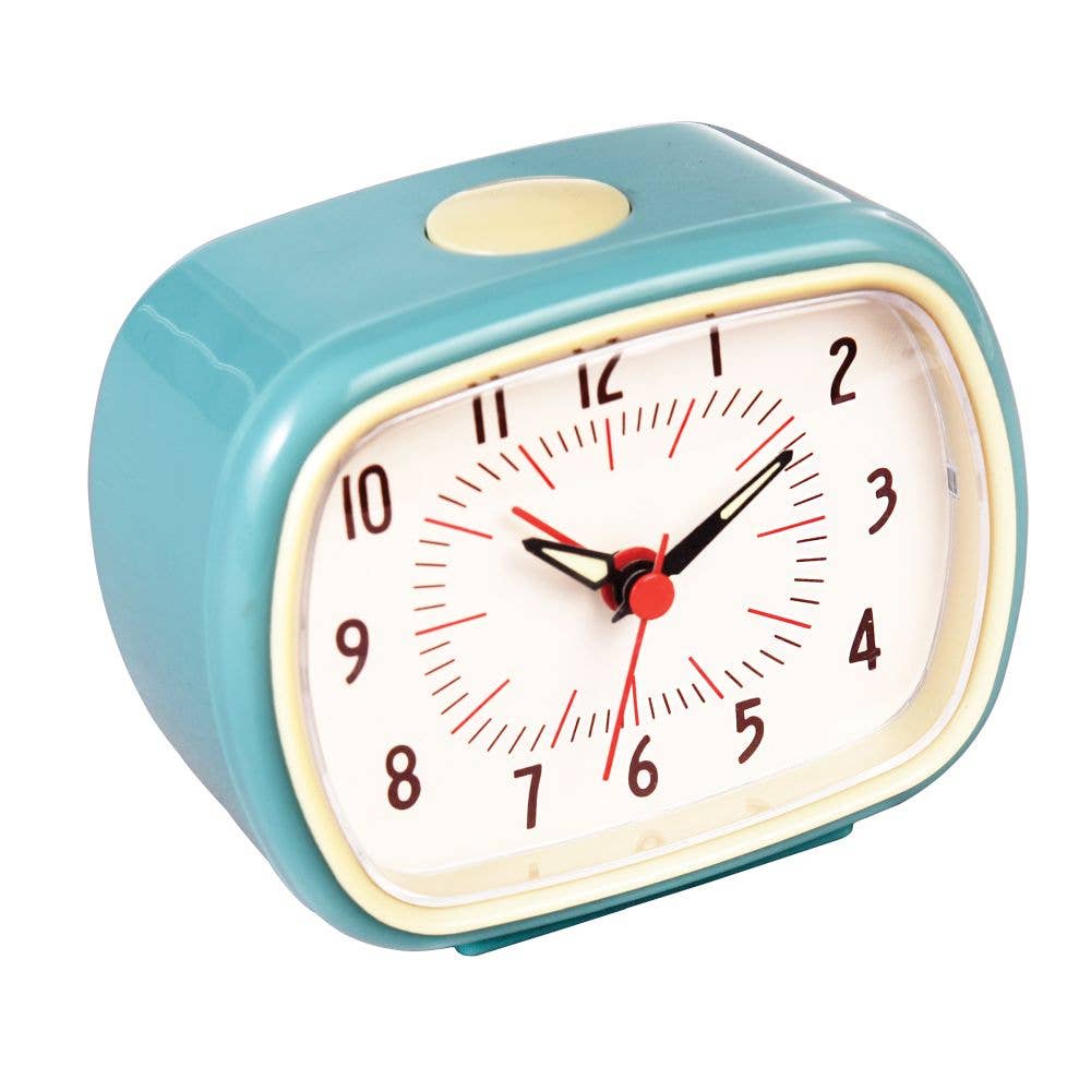 Bobangles - Wholesale Alarm clock - Rex London Retro Alarm Clock - Blue2