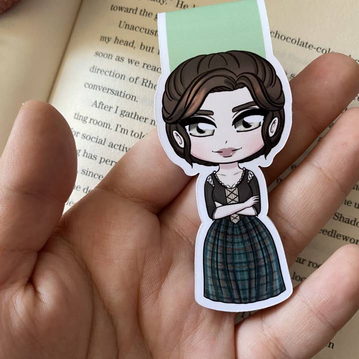 Alsace’s Art - Wholesale Bookmark - Outlander Magnetic Bookmarks, Clare And Jaime Fraser.9