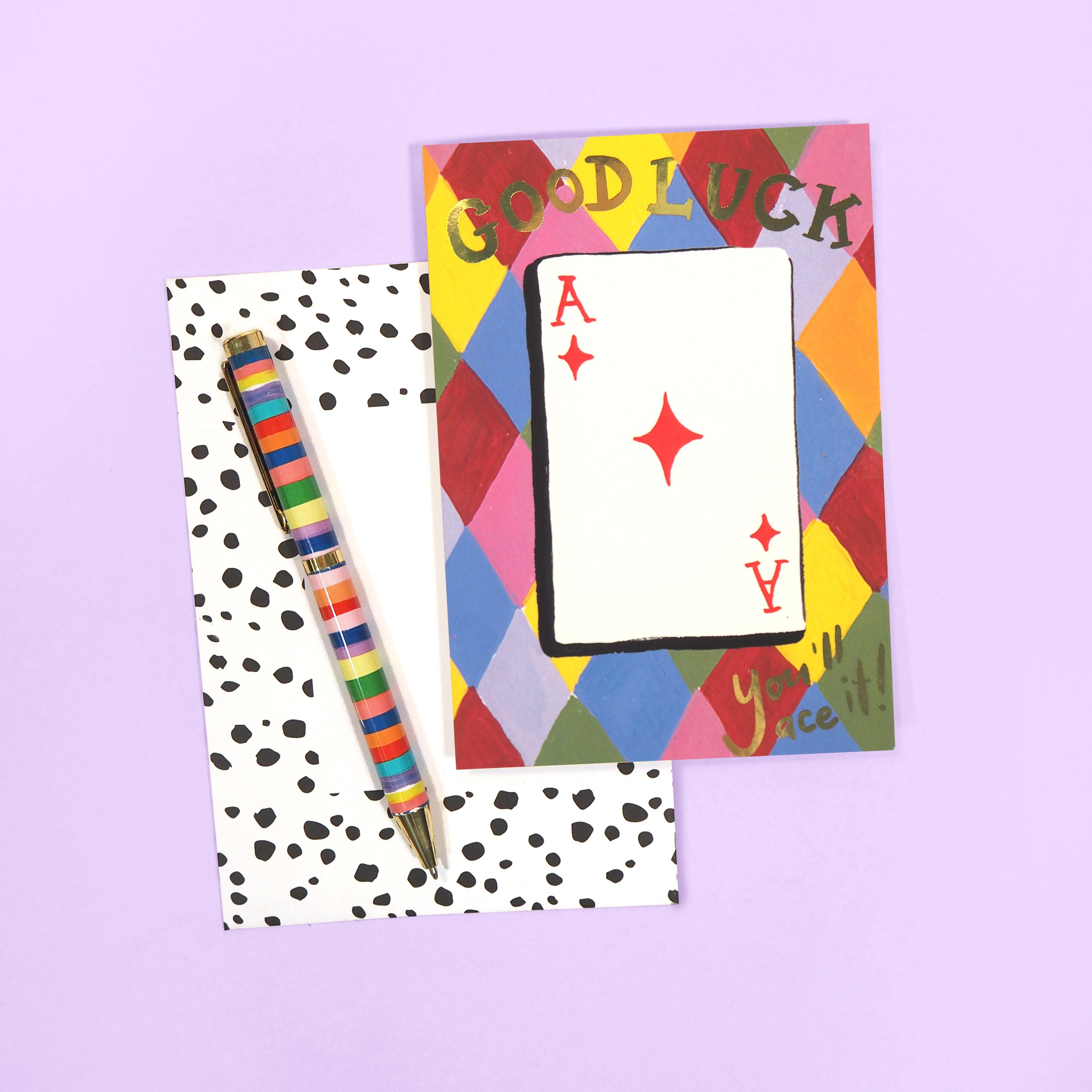 Eleanor Bowmer – wholesale Good Luck card – You'll Ace it Card Card1