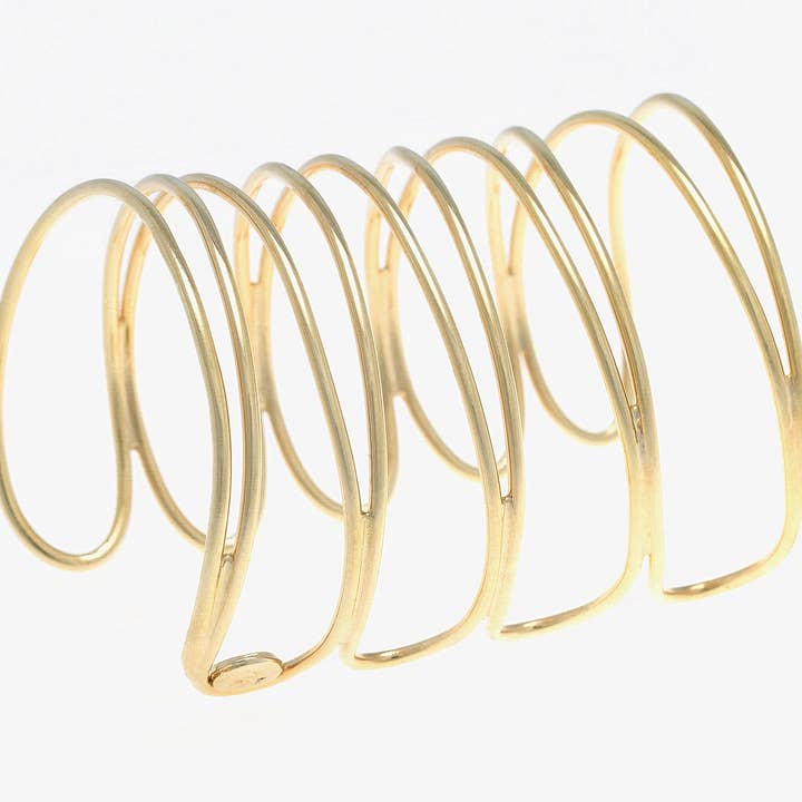 Braccialetto placcato in oro. per la vendita all'ingrosso da parte di Viviane Guenoun