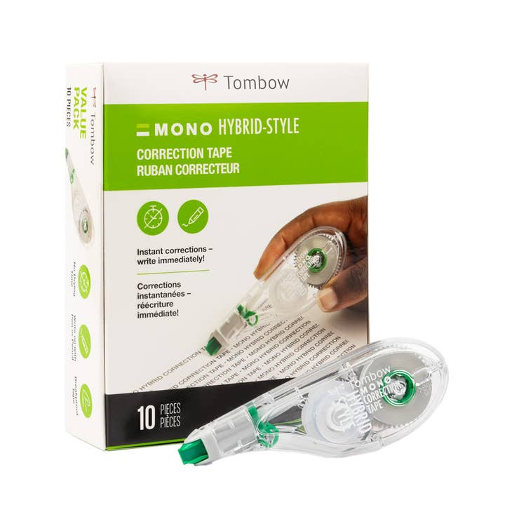 MONO Correction Tape Hybrid Style, 10-Pack for wholesale by Tombow
