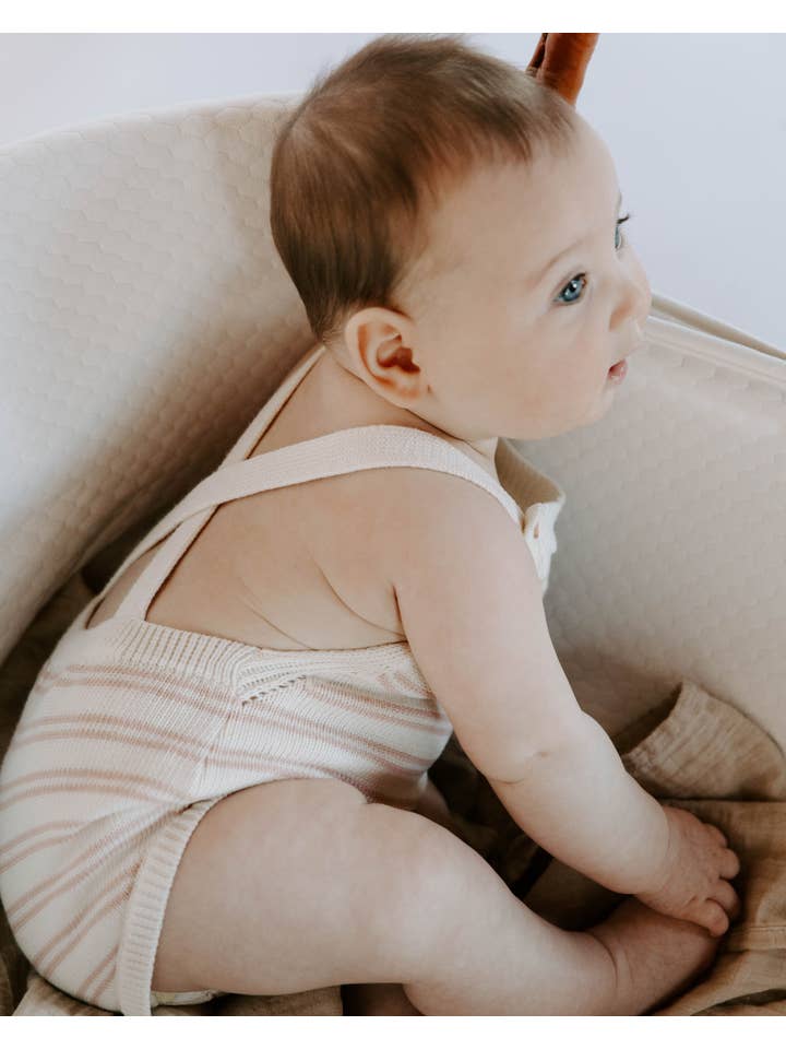 Dear Hayden - Vendita all'ingrosso Tutina (senza piedini) - Neonati - Pagliaccetto a righe in maglia di cotone biologico3