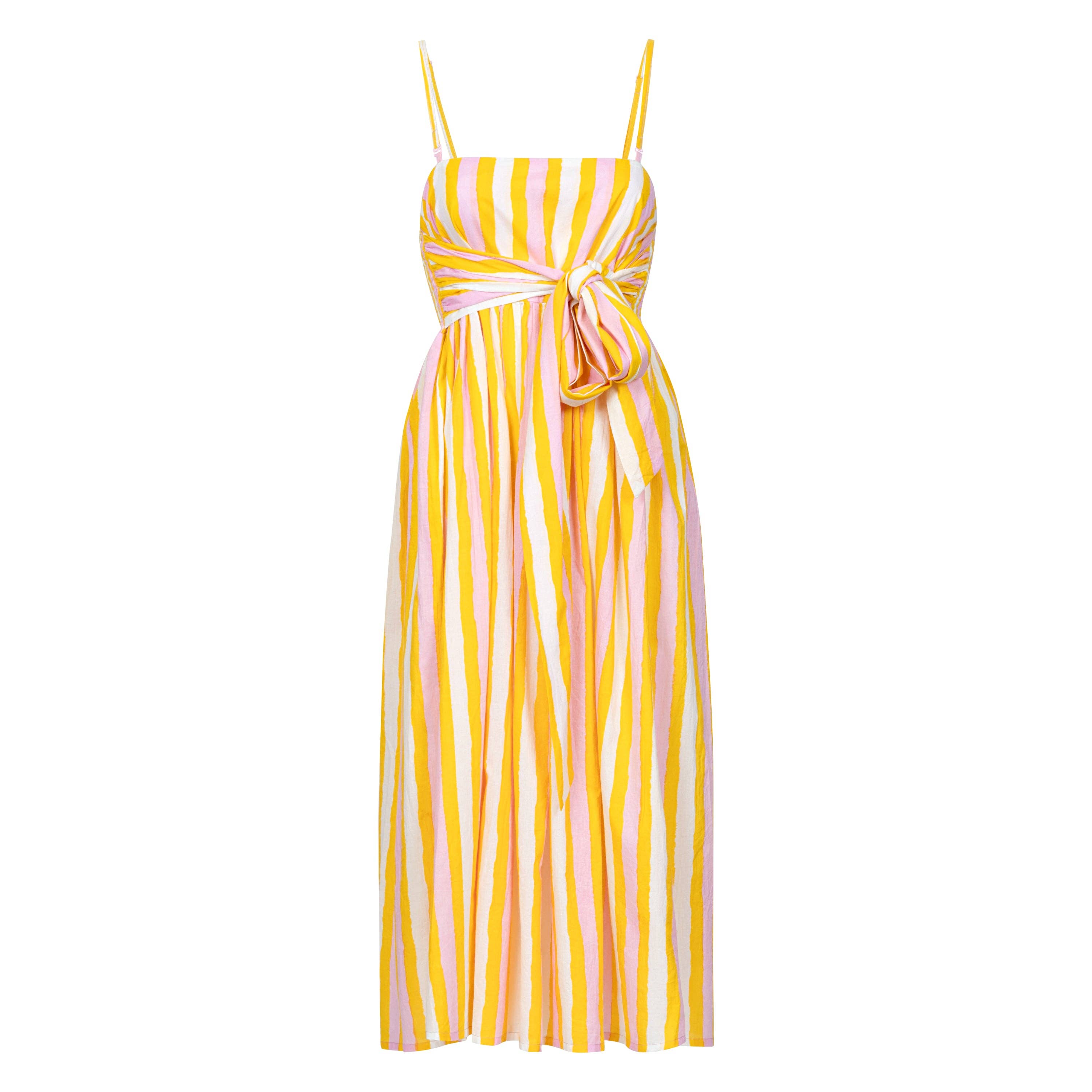 Sunshine Tienda - Wholesale Dress - Women's - Sunkissed Stripe Reef Dress3