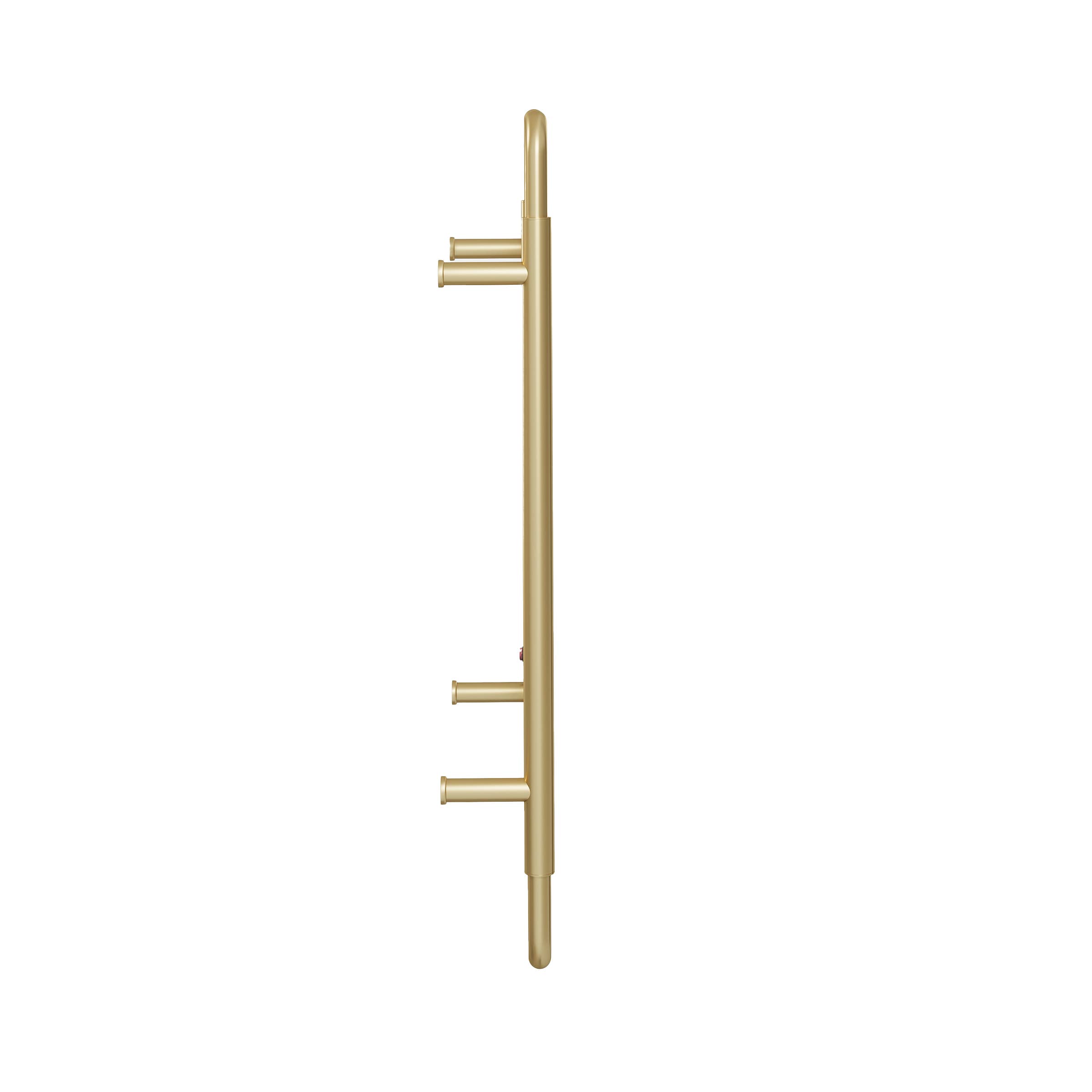 Swiss Madison - Wholesale Towel Holder/Hanger - Ivy 8-Bar Electric Towel Warmer in Brushed Gold8