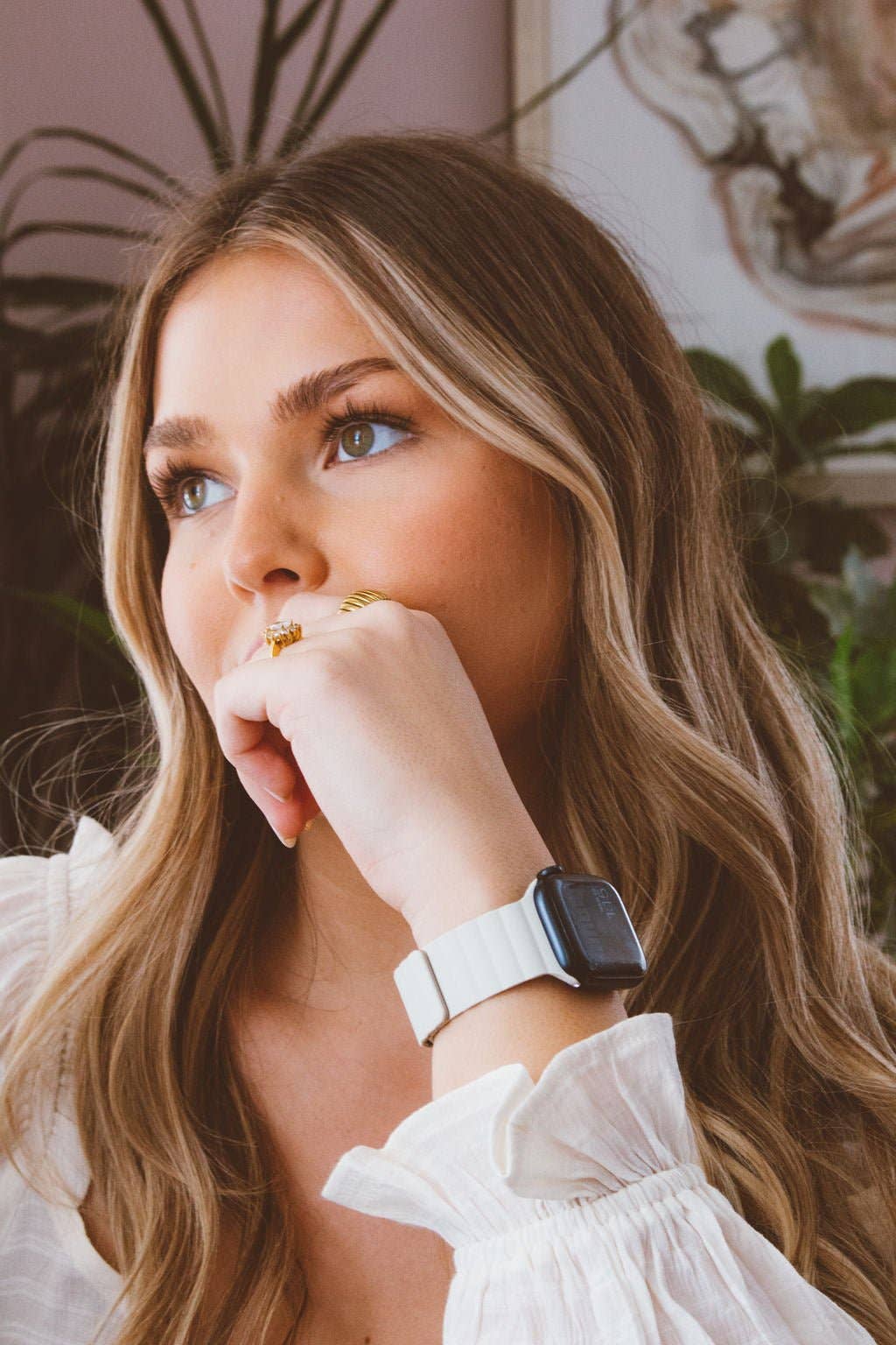 Shop Andi - Wholesale Watch Band/Strap - Women's - Warm White Magnetic Loop Watch Band2