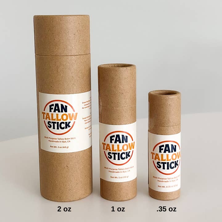 FanTallowStick - Wholesale Solid Lotion - Lavender Tallow Balm – Multi-Purpose | 1 oz or 2 oz3