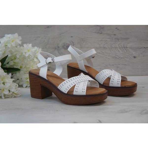 Top Staka – wholesale Sandals – Women's – Women's Platform Wood Effect Heels Cushioning Sandals19