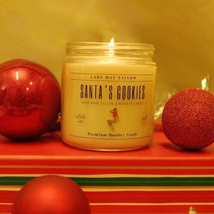 Vela de Sebo y Cera de Abejas de Temporada 16oz | No Tóxica, Alimentada con Pasto, Natural y de Combustión Limpia para venta al por mayor de Lady May Tallow