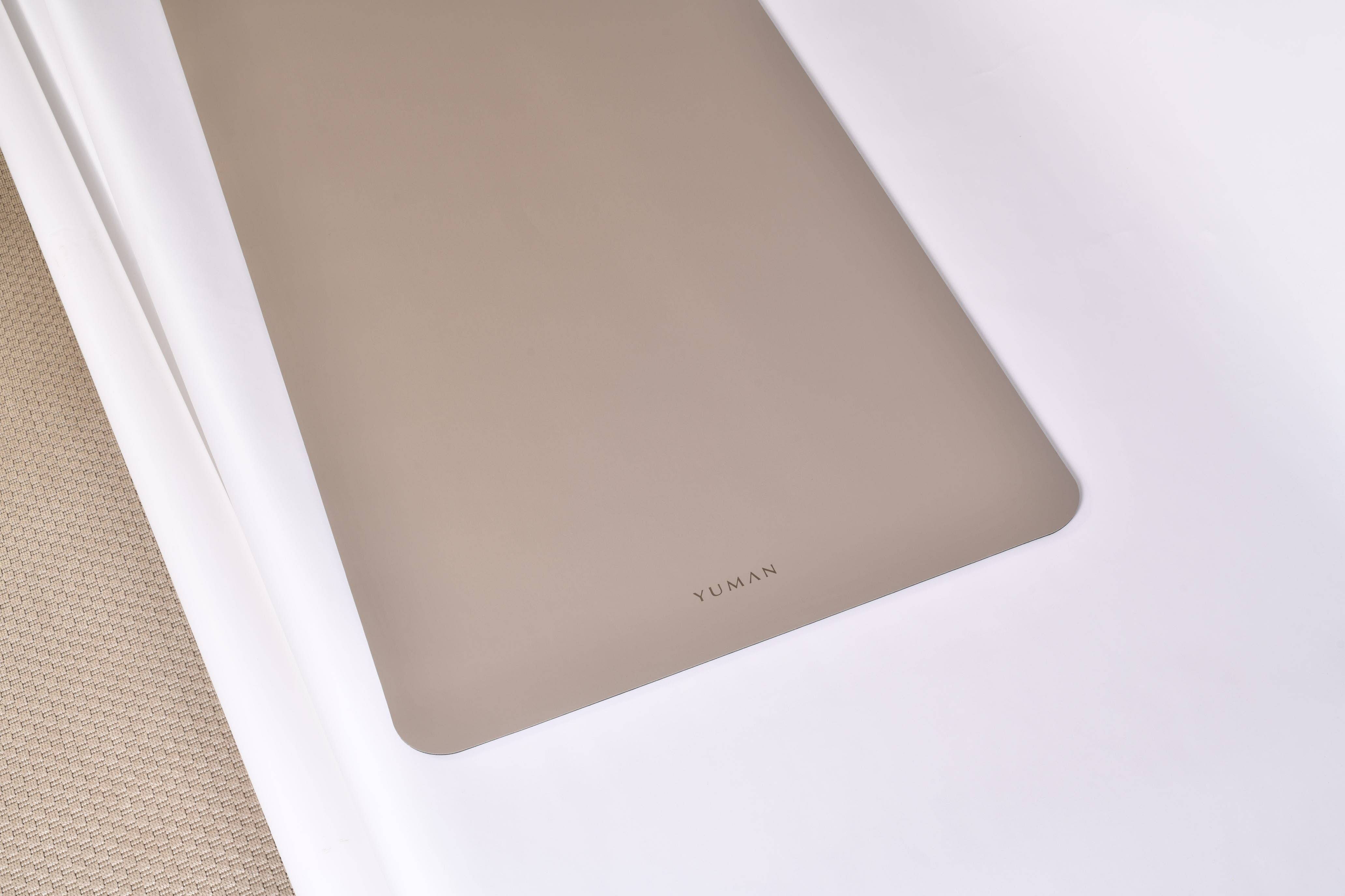 YUMAN - Wholesale Yoga Mat - Yuman Yoga Mat Origin 4mm Engraved, Sand (shorter)1