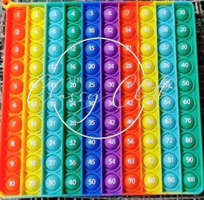 The Classy Cloth WS - Vendita all'ingrosso Giocattolo fidget - Bambini - Strumento di apprendimento della moltiplicazione del giocattolo Fidget RTS2