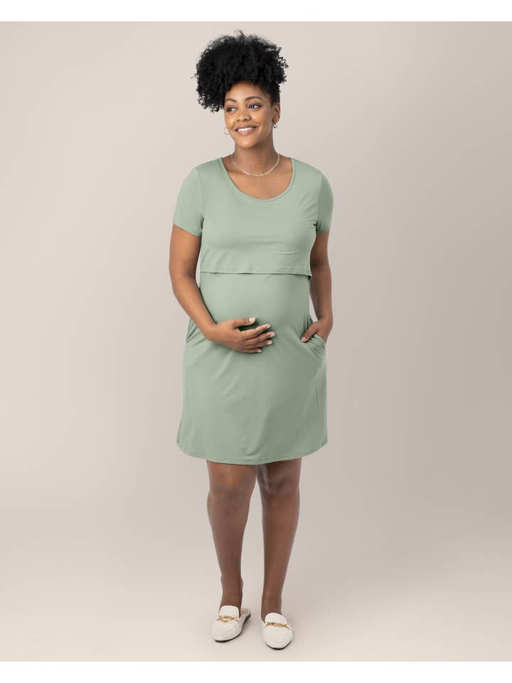 Kindred Bravely - Wholesale Dress - Maternity - Eleanora Bamboo Maternity & Nursing Dress