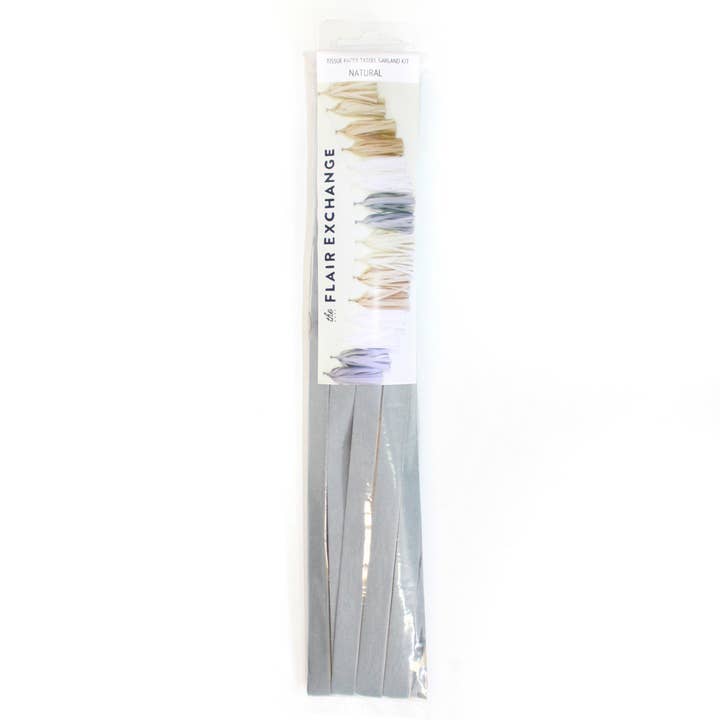 The Flair Exchange - Wholesale Bunting/Garland - Natural Tissue Tassel Kit5