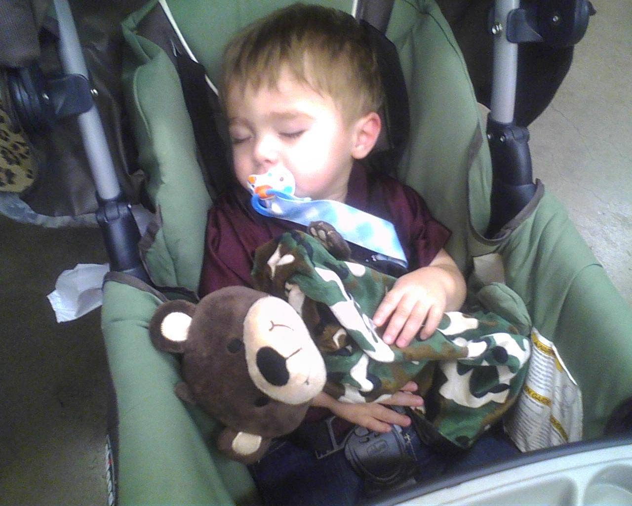 Fat Rat Family - Wholesale Security/Cuddle Blanket - Baby - Bear Camoflauge2