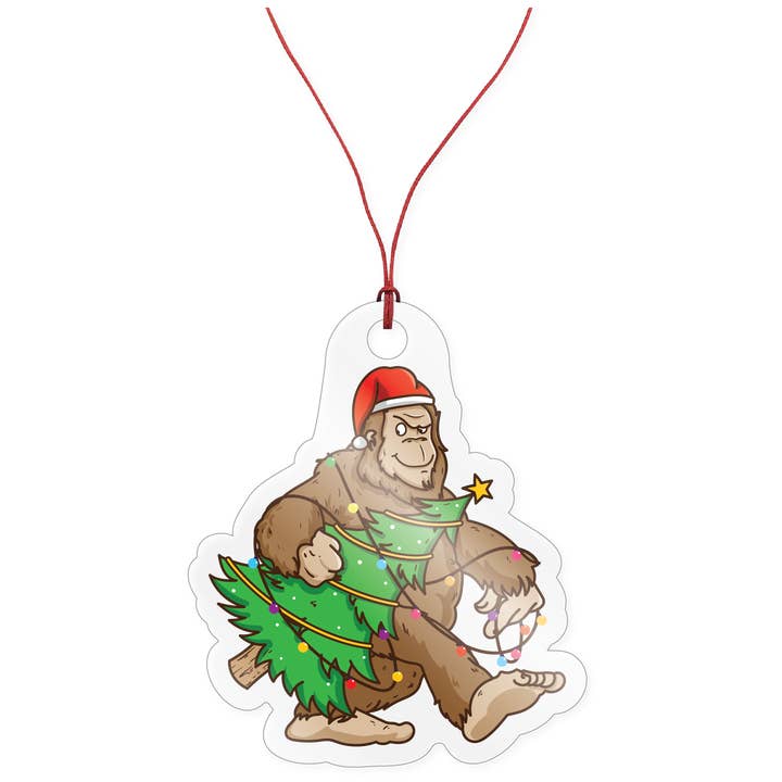 Ornament - Bigfoot Christmas for wholesale by Morris Magnets