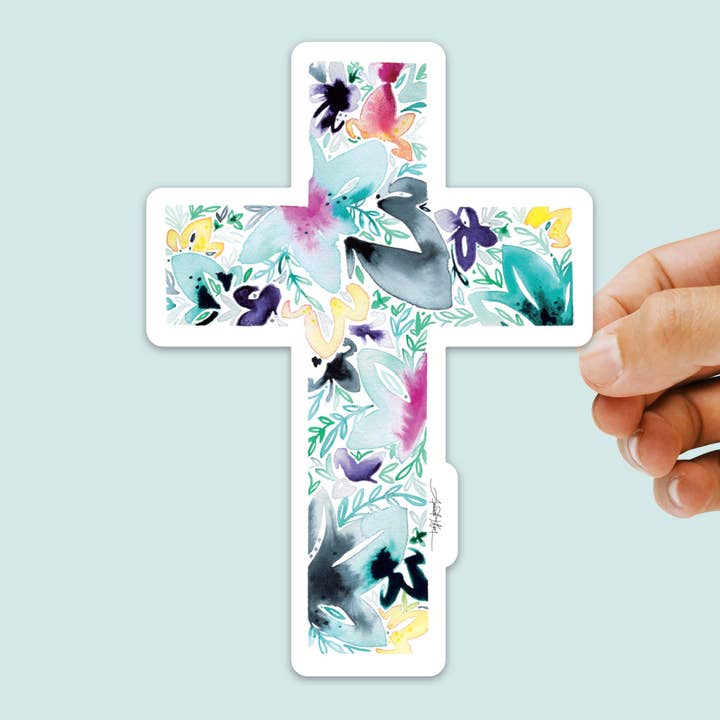 Amanda Klein Co. – Großhandel Aufkleber – Kreuz-Vinyl-Aufkleber