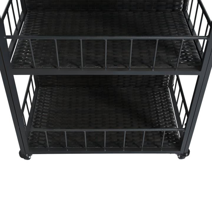 39F Inc. - Vente Outil de gril pour l'extérieur - Chariot de service extérieur avec plateau pliable, armoire de rangement19