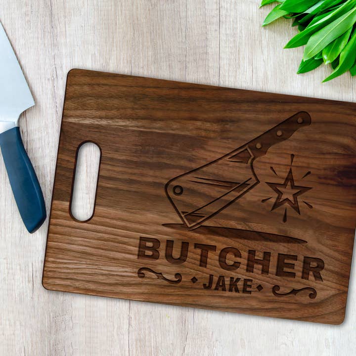 Cutting Board: Butcher for wholesale by Sam and Zoey