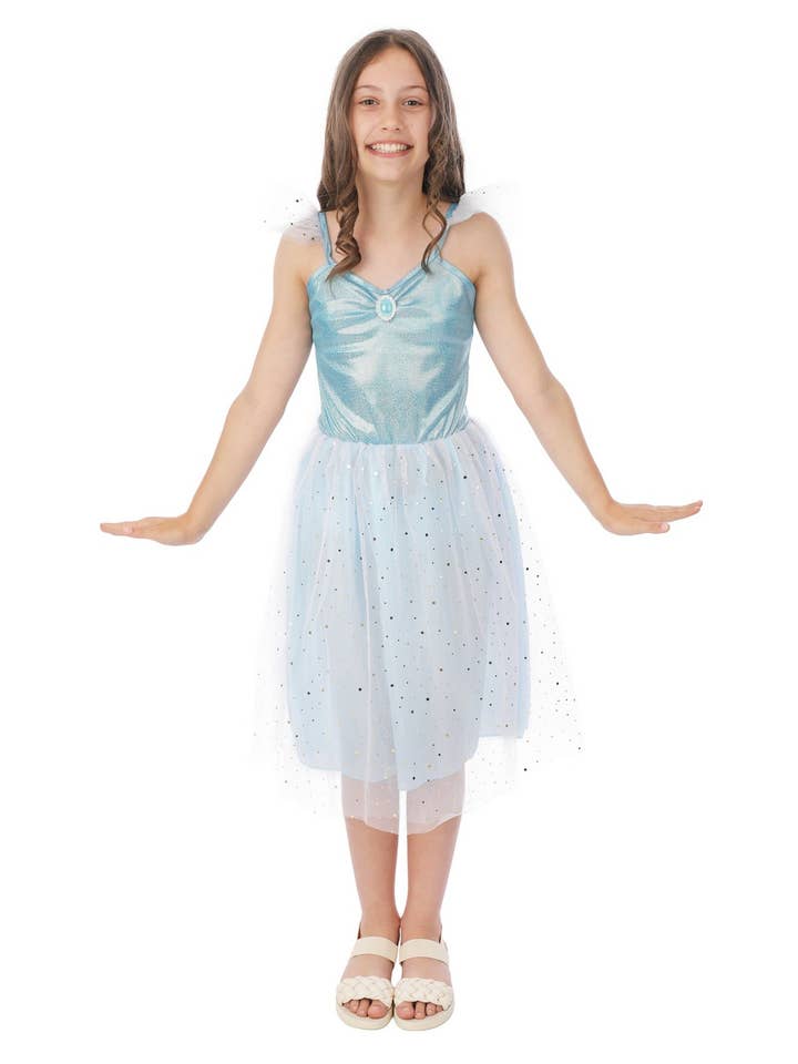 Prinsessenjurk - blauw - kind - 5/6 jaar voor wholesale door P'tit Clown