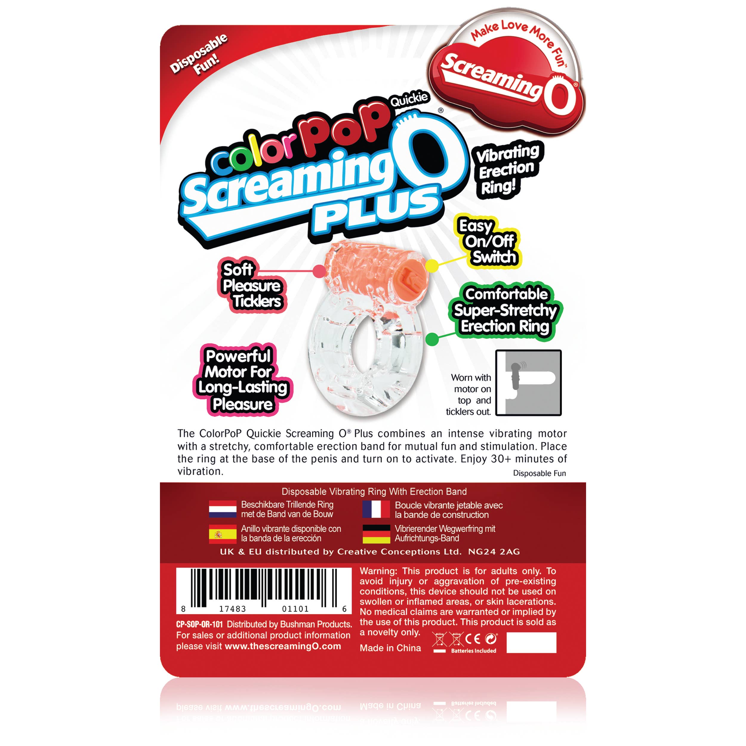 Screaming O - Wholesale Sex Toy - Screaming ColorPoP Plus Quickie Sex Toy12