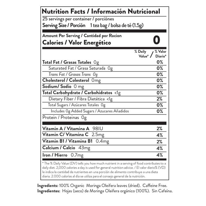 Miracle Tree - Wholesale Health/Detox Tea - Organic Moringa Tea: Original3