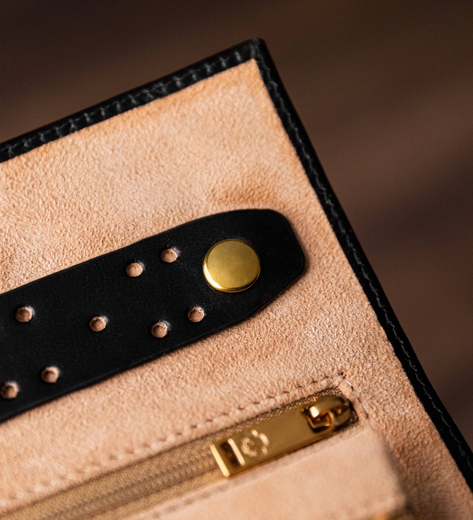 Time Resistance - Venta al por mayor Joyero/organizador de joyas - Estuche de Viaje para Joyas de Cuero para Mujer - Madame Bovary5