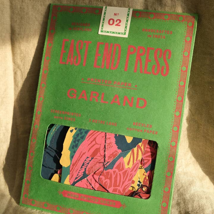East End Press - Wholesale Bunting/Garland - Tropical Birds Sewn Garland3