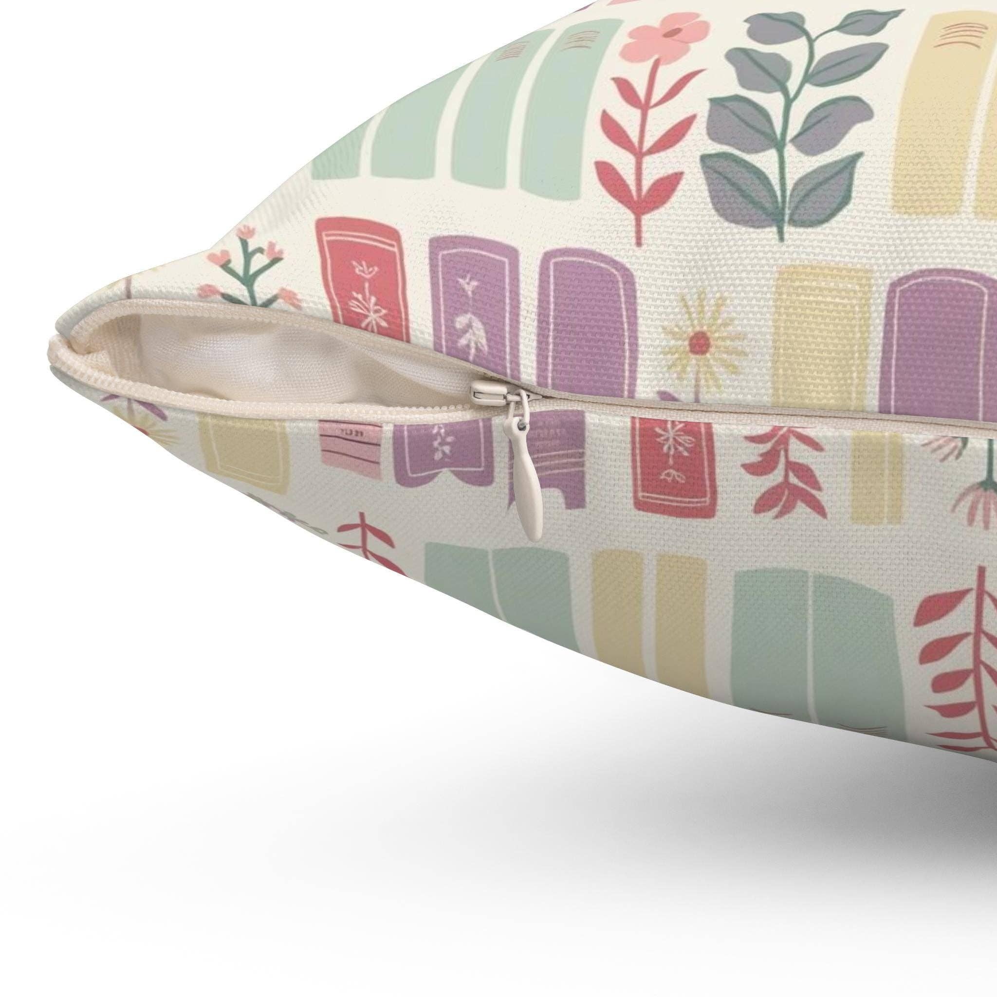 OhhhSoPeachy - Wholesale Throw/Decorative Pillow - Bookish Pastel Throw Pillow for Bedroom or Couch, Cozy Gift for Bookworms and Book Lovers, Book gift for Her, Reading Nook Decor2