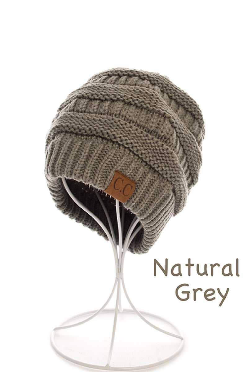 Oblige by G – Großhandel Beanie – Damen – Klassische Strickmütze mit C.C.-Etikett HAT-20A7