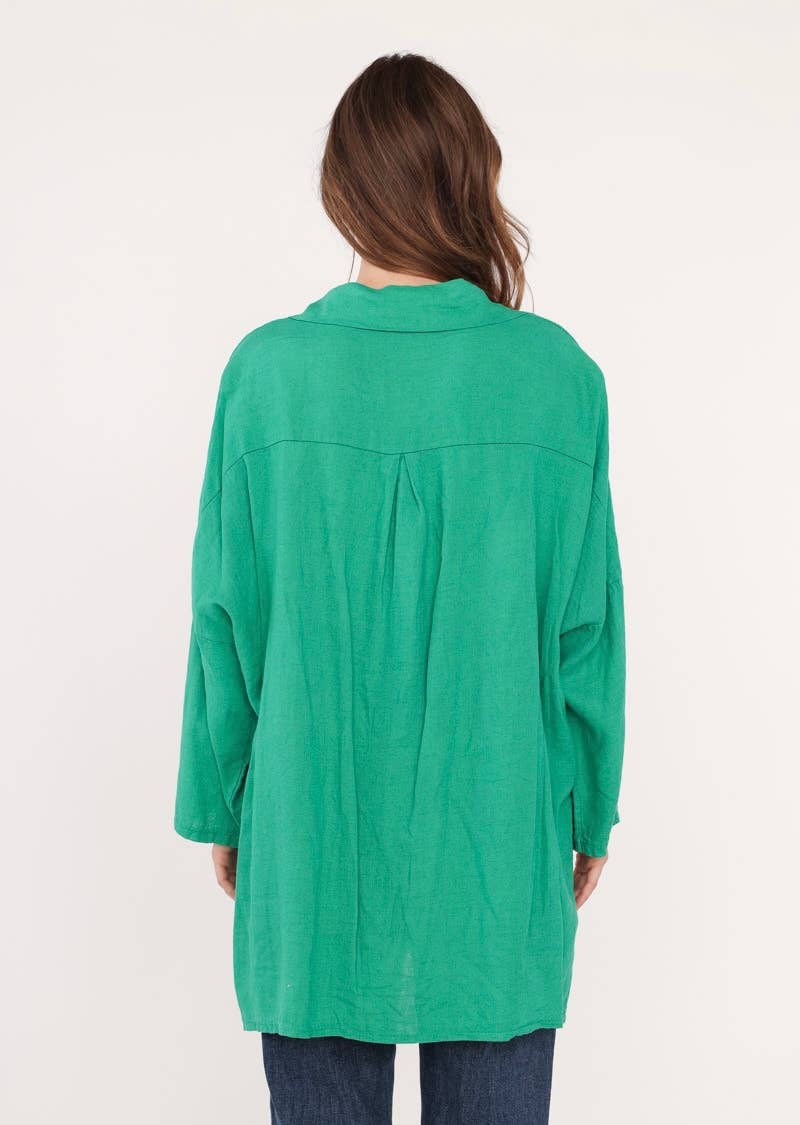 LINEN & COTTON HOUSE – wholesale Tröja med knappar – Dam – VISKOS LINNESKJORTA 45912 VÅRSOMMARKLÄDER23