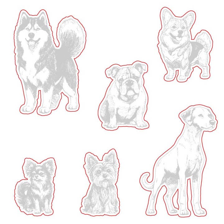 Tail Waggers - Honey Cuts - Coordinating Dies for wholesale by Honey Bee Stamps