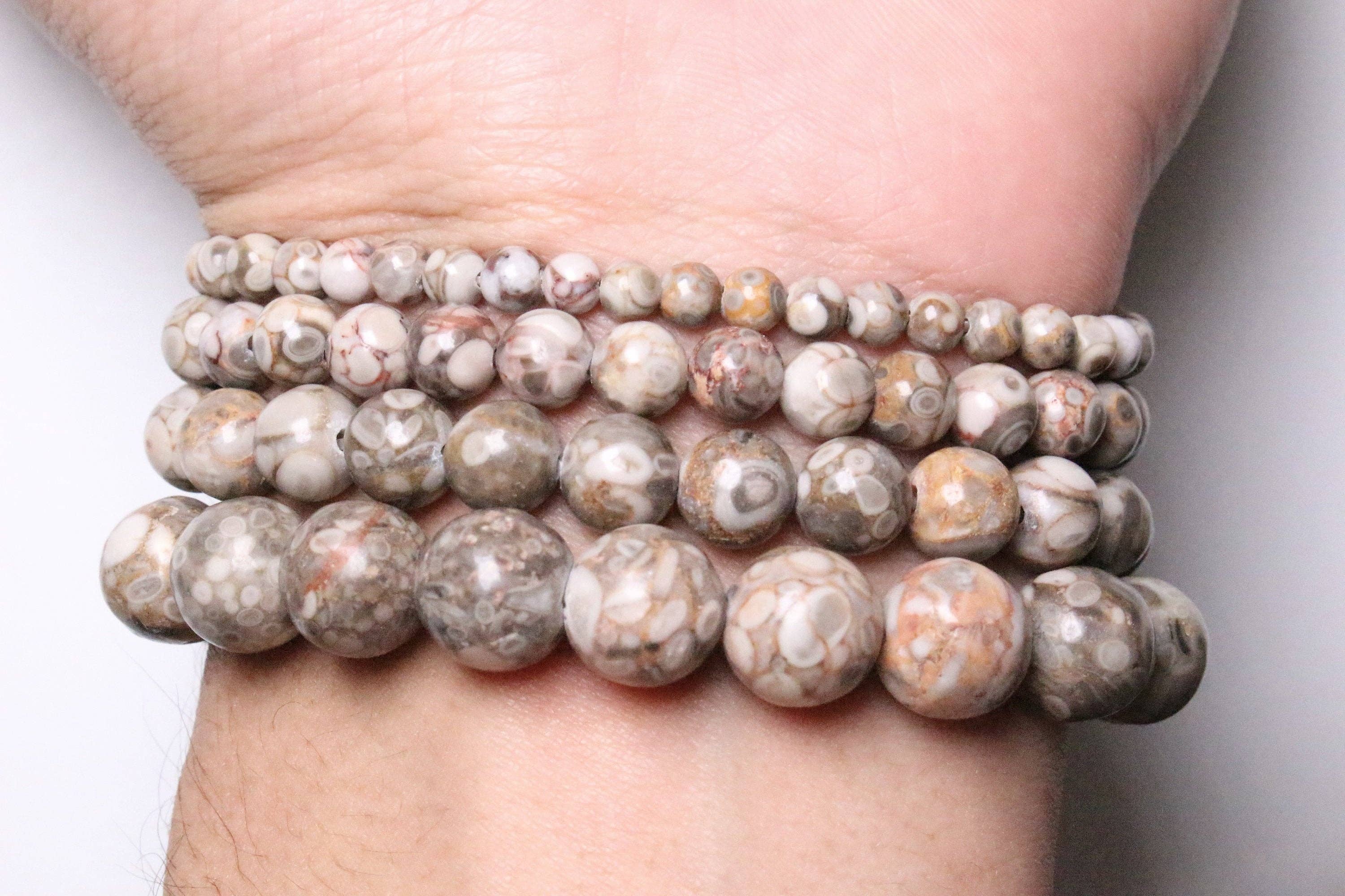 Foliesbijoux – wholesale Beaded bracelet – Chrysanthemum Jasper Bracelet A1