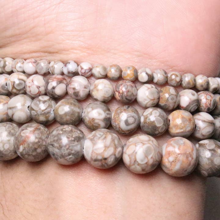 Foliesbijoux – wholesale Beaded bracelet – Chrysanthemum Jasper Bracelet A1