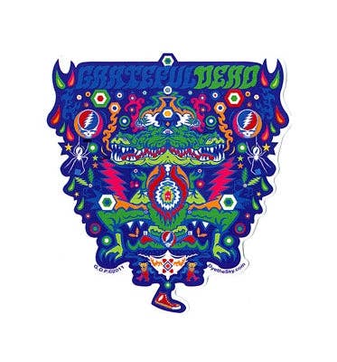 Gypsy Rose - Wholesale Sticker - Grateful Dead Alligator Symmetry Sticker