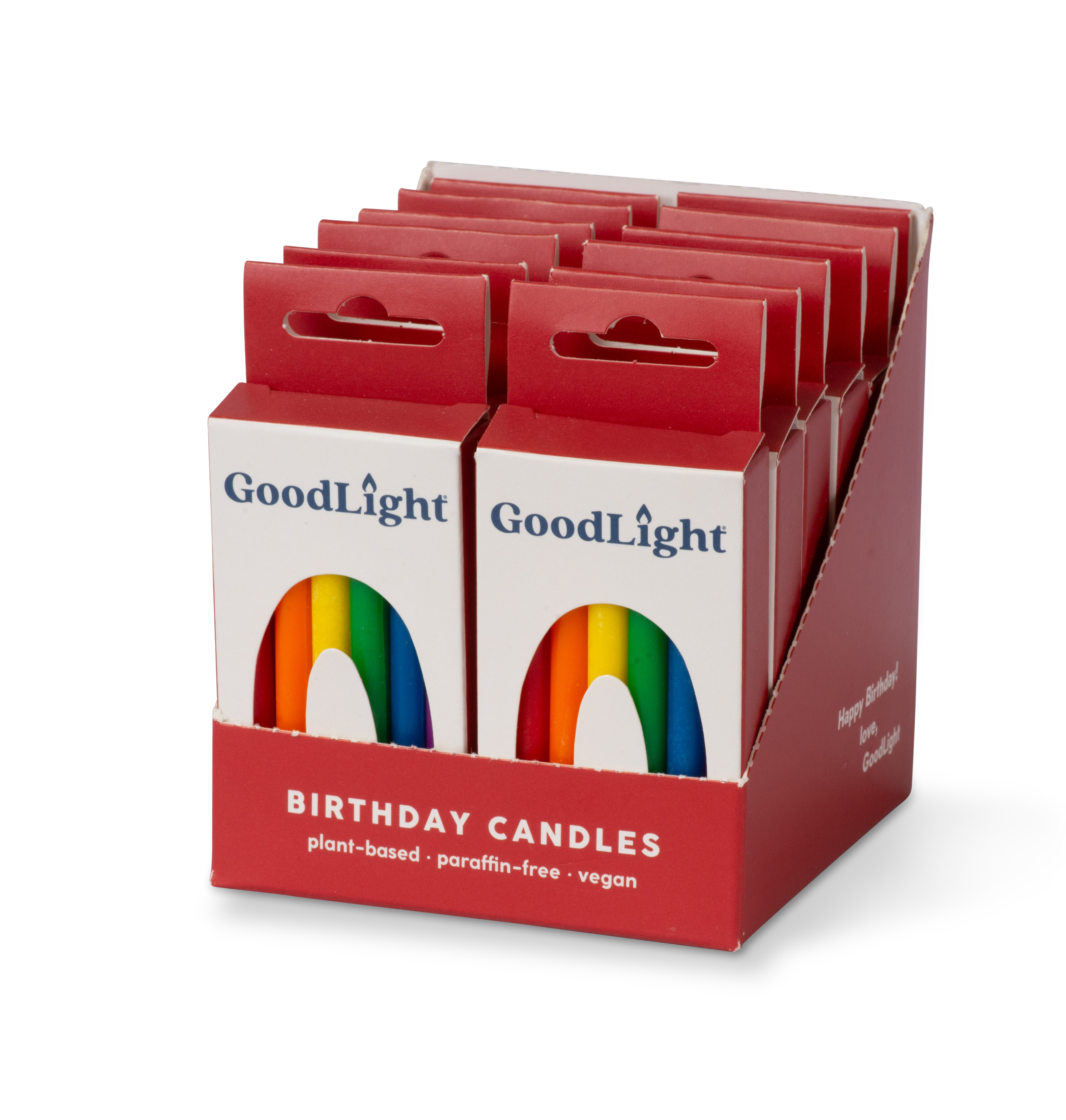 GoodLight Natural Candles – wholesale Tårtljus – Veganska födelsedagsljus | 12-pack18