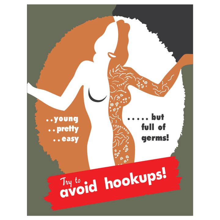 Fridgedoor - Wholesale Everyday Greeting Card - 5'' x 7'' Try to Avoid Hookups Greeting Card