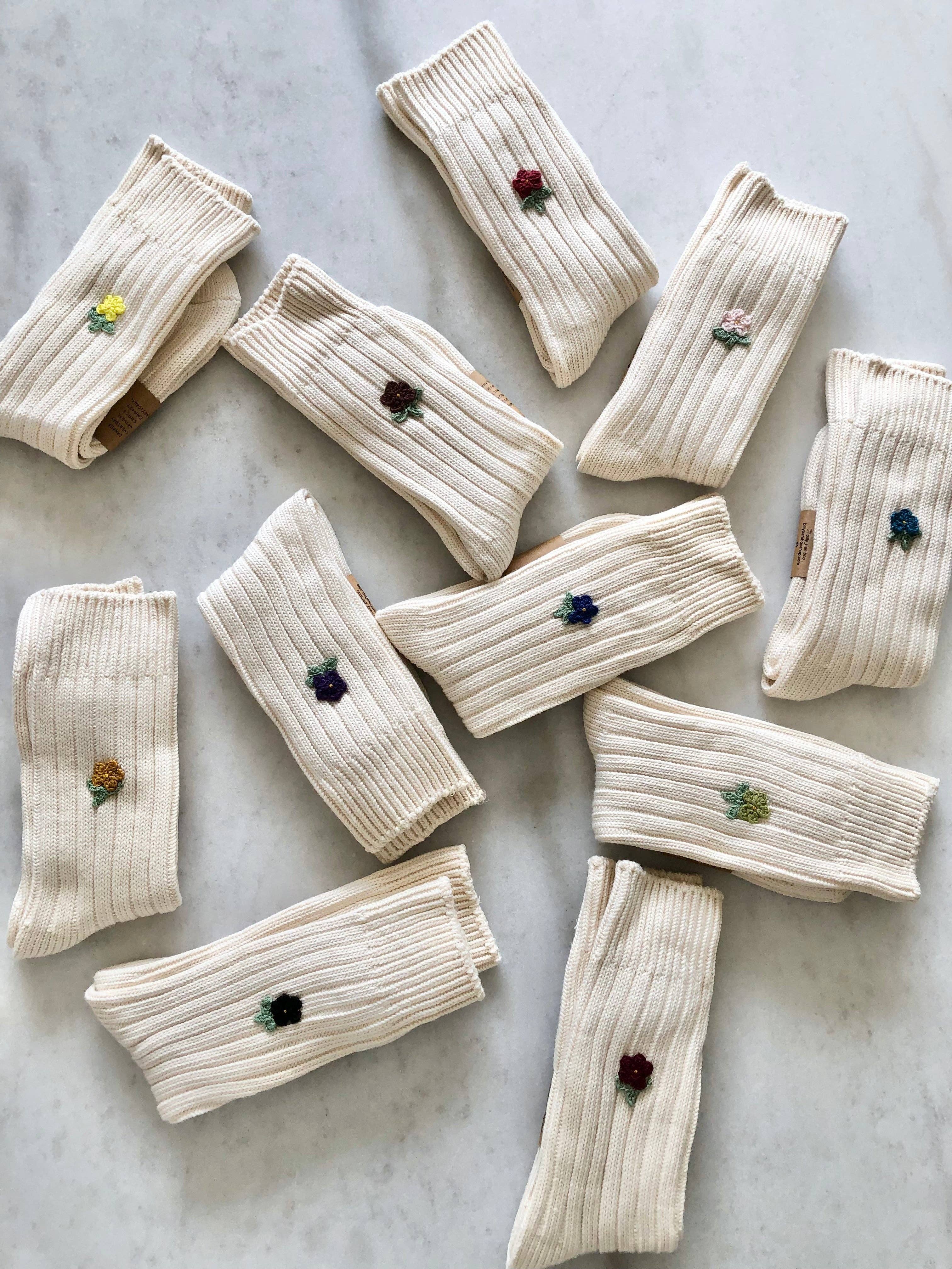 Billy Bamboo - Vendita all'ingrosso Calzini - Donna - CALZINI ROSA CAMPO UNCINETTO15