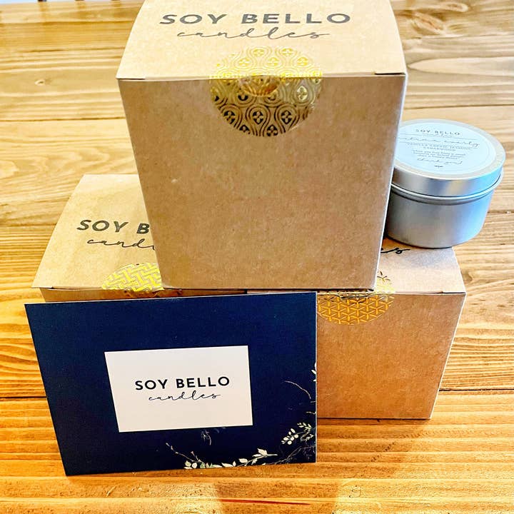 Soy Bello Candles - Wholesale Jar/Filled Candle - Enchanted Forest-Soy Wax Candle-9oz- Luxury Candle