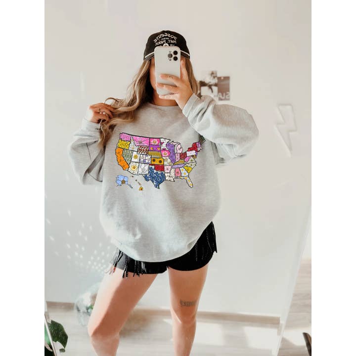 Sudadera Whimsy Estados Unidos para venta al por mayor de Farmtown Printing Company