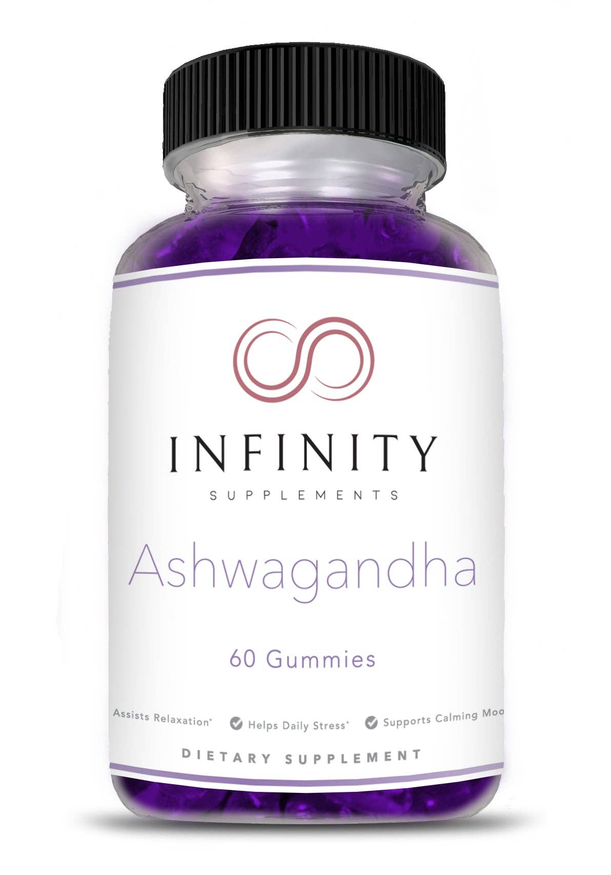 Infinity Supplements - Venta al por mayor Suplementos/vitaminas para beber - Gominolas de Ashwagandha1
