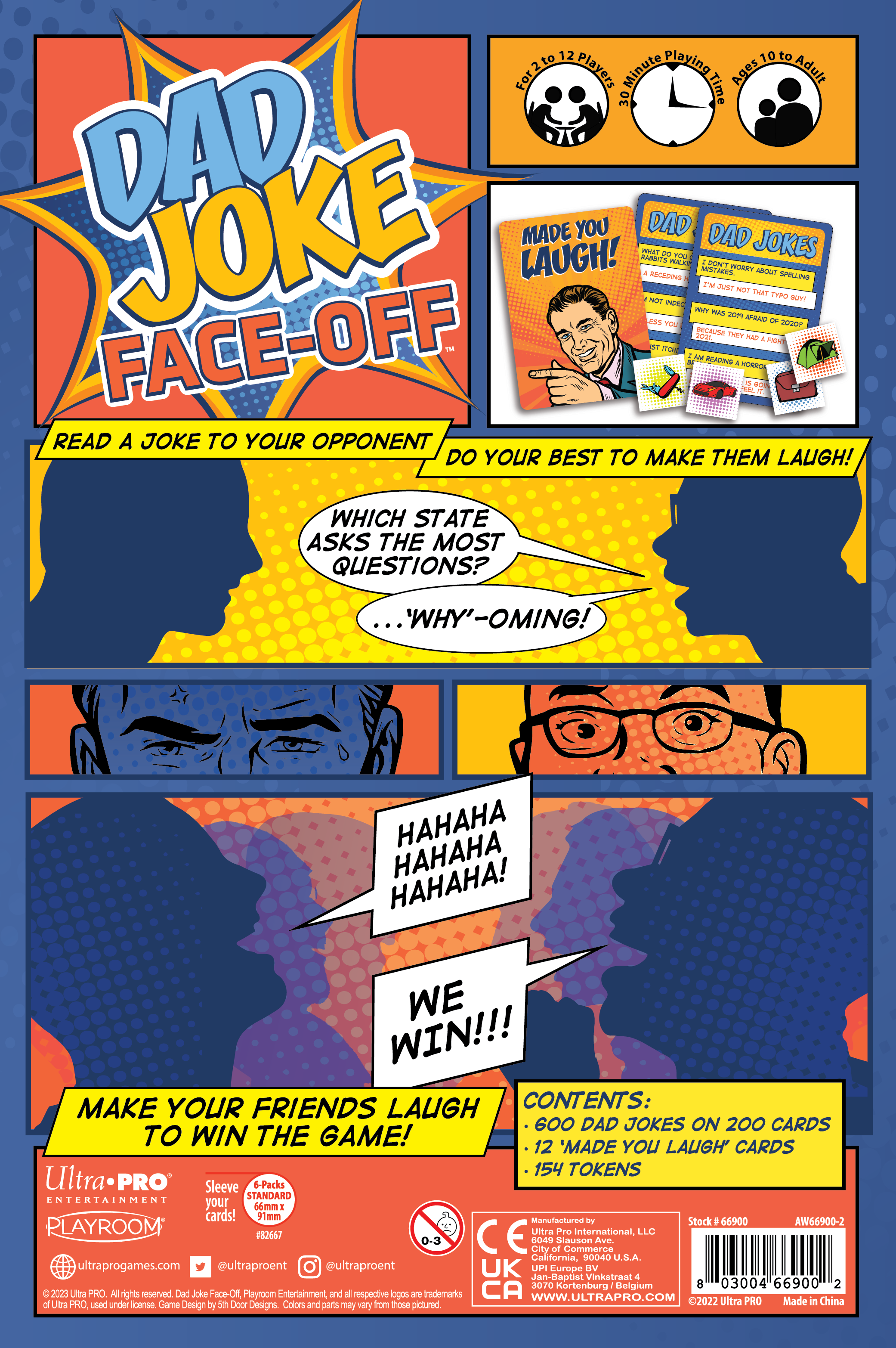 Ultra PRO Entertainment - Wholesale Card Game - Dad Joke Face-Off Game Night Funny Family Party Card Game4