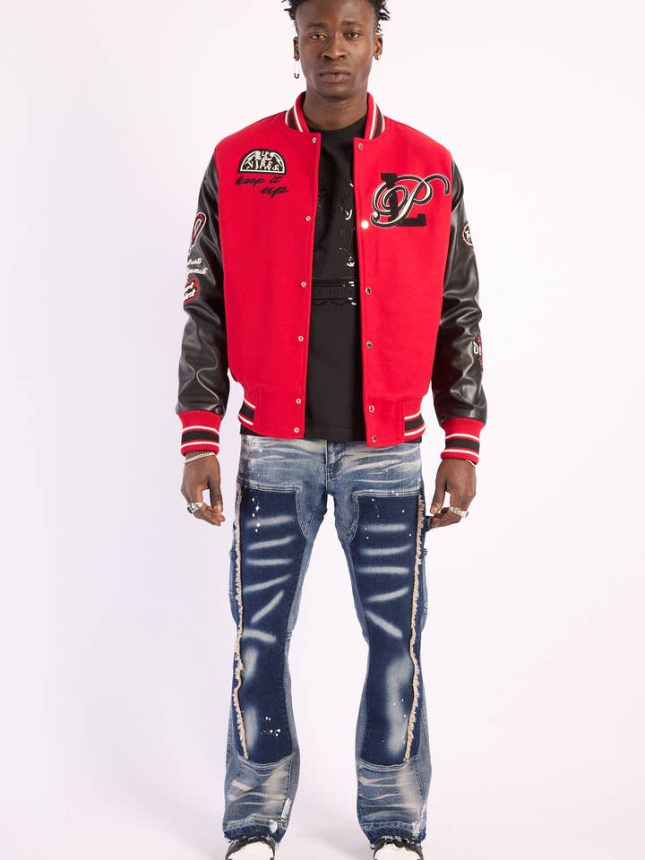 LEFT POINT - Wholesale Varsity/Baseball Jacket - Men's - COLLEGE JACKETS BUNNY4